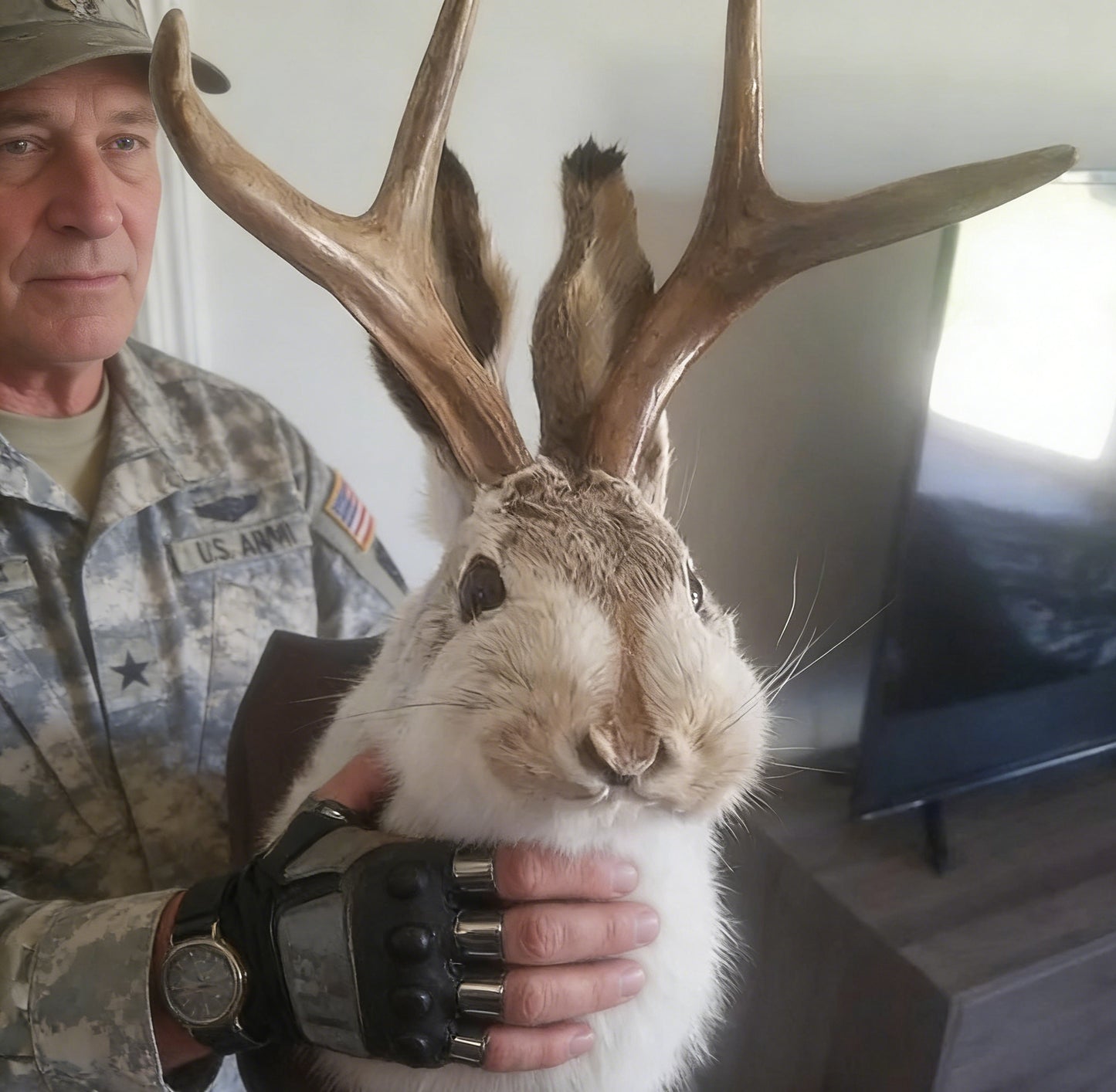 Jackalope Wall Decor-Handmade decorative Arts