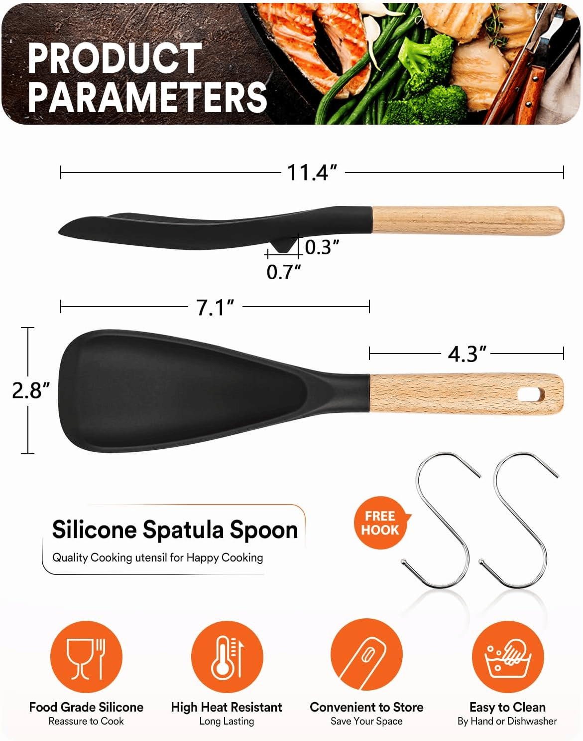 🔥Multifunction Spatula Cooking Spoon